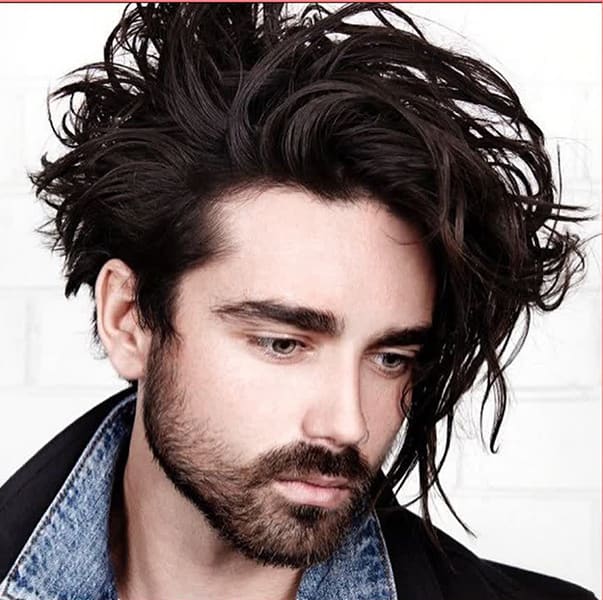 Long Wavy Hair + Messy Look